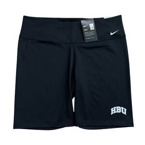 NWT HBU Huskies Nike Womens One 7" Shorts 2.0 Black Size XL